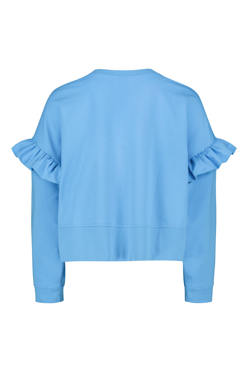R/H Studio Frill Sweater värissä Air Blue.